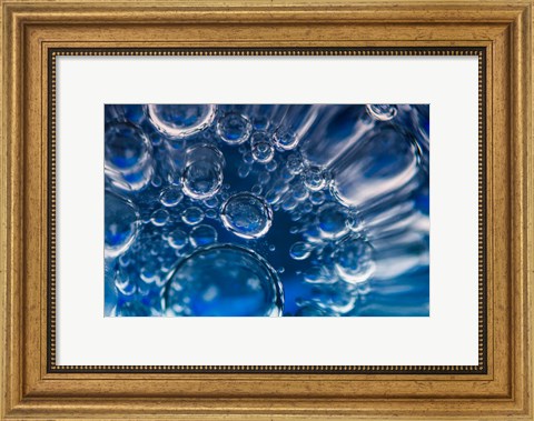 Framed Frozen Bubbles 2 Print