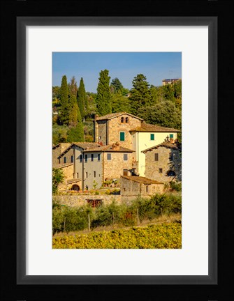 Framed Italy, Florence, Winery, Villa Print