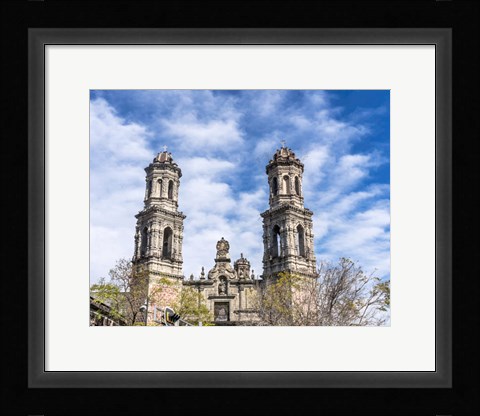 Framed San Hipolito Church, Mexico City Print