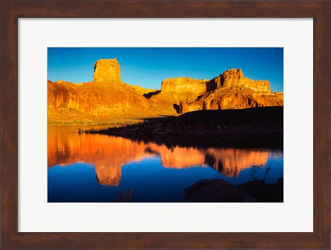 Framed Reflection, Lake Powell National Recreation Area, Utah, Arizona Print