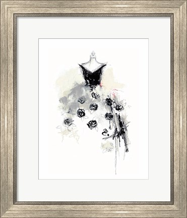 Framed Dressing Room II Print