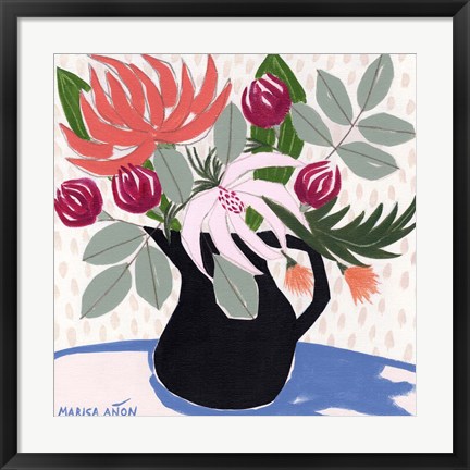 Framed April Florals 12 Print