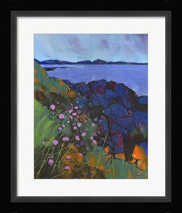 Framed Llyn Rocks Print