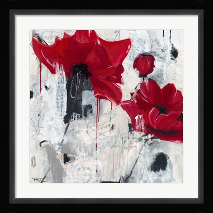 Framed Poppy Love Print