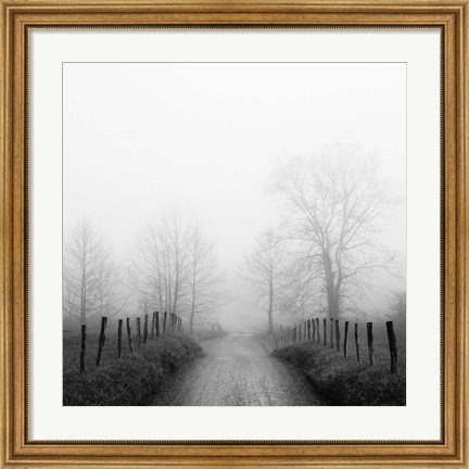 Framed Sparks Lane in Fog Print