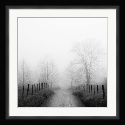 Framed Sparks Lane in Fog Print