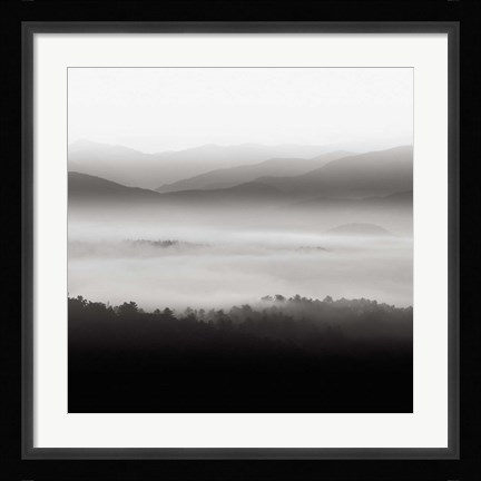 Framed Still Morning Smoky Mountains Print