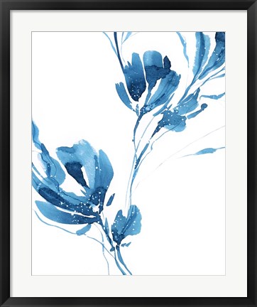 Framed Blue Move 1 Print