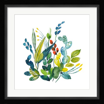 Framed English Garden 2 Print