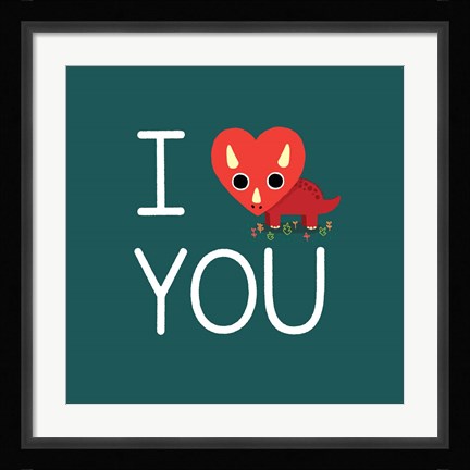 Framed Niceratops Print