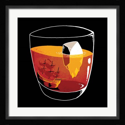 Framed On the Rocks Print