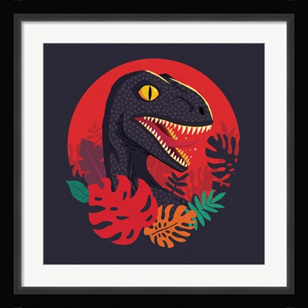 Framed Tropic Raptor Print