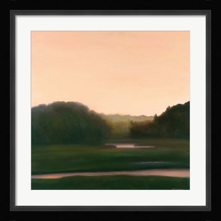 Framed Pink River Print