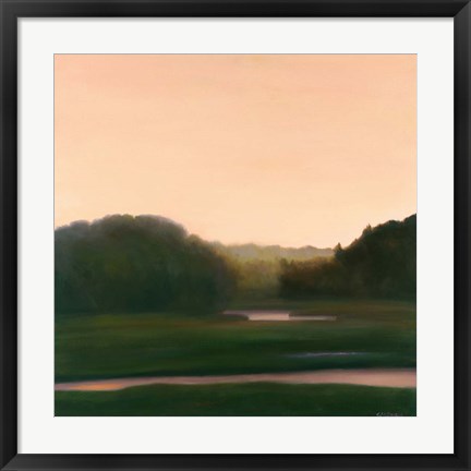 Framed Pink River Print