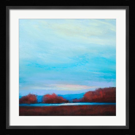 Framed River Lighter Print