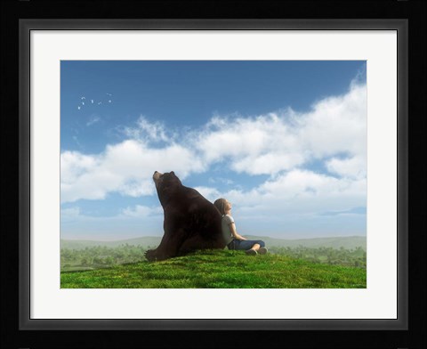 Framed Cloud Watchers Print