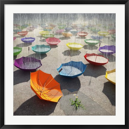 Framed Downpour Print
