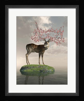 Framed Guardian of Spring Print
