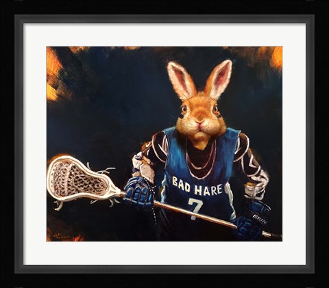 Framed Game Face No. 2 Print