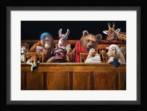 Framed We The Jury Print