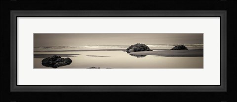 Framed Beach Rocks No. 4 Print