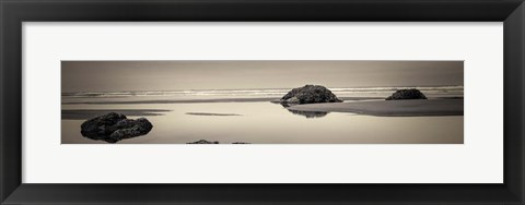 Framed Beach Rocks No. 4 Print