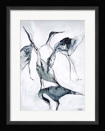 Framed Crane 1 Print