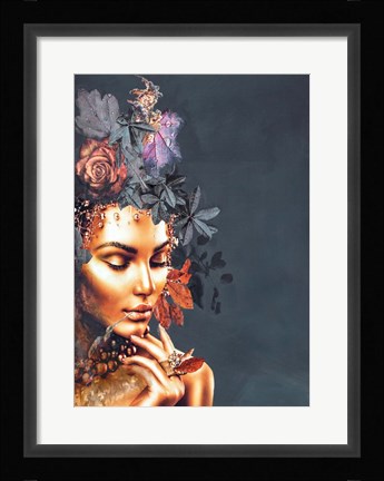 Framed Gold Couture 1 Print