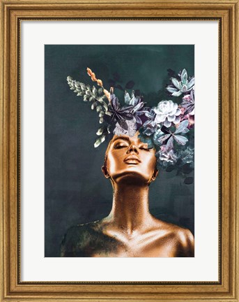 Framed Gold Couture 2 Print