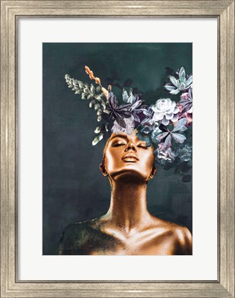 Framed Gold Couture 2 Print