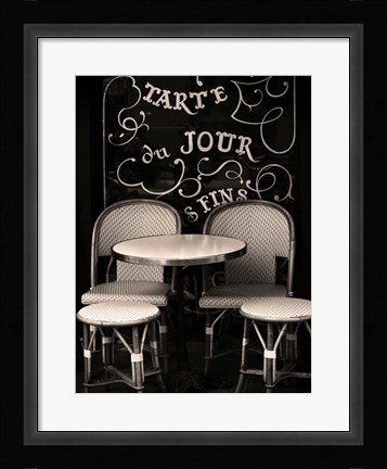 Framed Paris Cafe Print