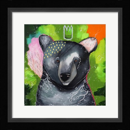 Framed Curious Companion Print