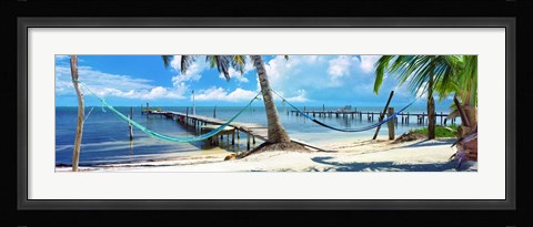 Framed Island Living Print