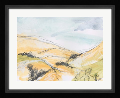 Framed Summer Hills Print