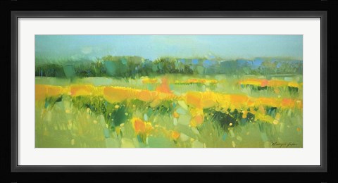 Framed Meadow - Panel Print