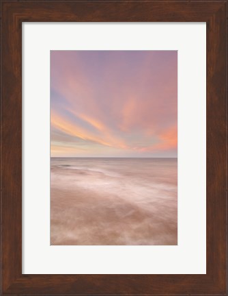 Framed Stormy Evening Over Lake Superior, Michigan Print
