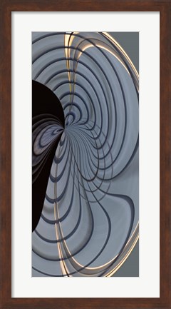 Framed Oregon, Coos Bay Abstract Photo Of Window Blinds Print