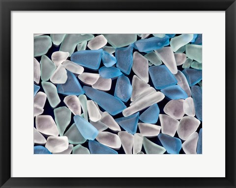 Framed Oregon, Sea Glass Close-Up Print