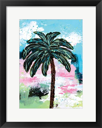 Framed Palms III Print