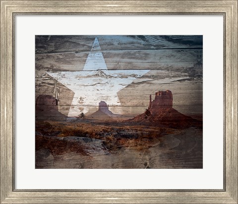 Framed Desert Star Print