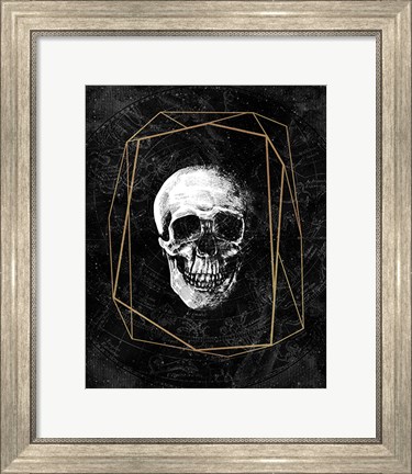 Framed Cosmic Skull Print