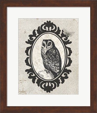 Framed Celestial Owl Print