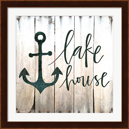 Framed Lake House Print