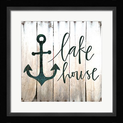 Framed Lake House Print