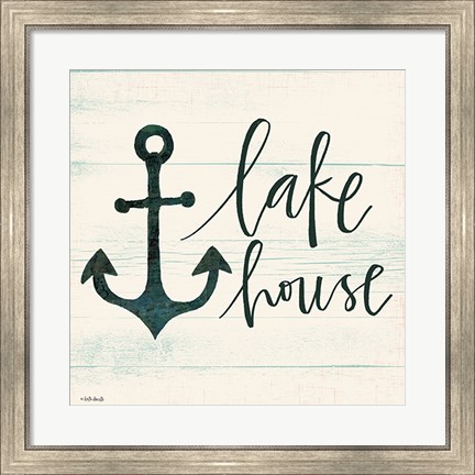 Framed Lake House II Print