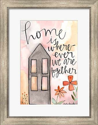 Framed Home Together Print