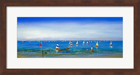 Framed Sailing Away Print