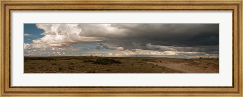 Framed Cloudy Landscape Print