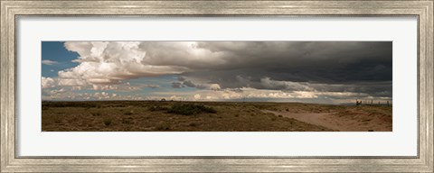 Framed Cloudy Landscape Print