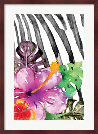 Framed Tropical Jungle II Print
